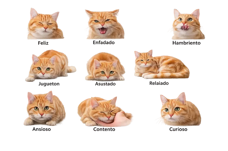 Imagenes de Gatitos con sus emociones