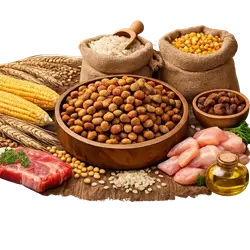 pienso seco para gatos con cereales y proteínas de carne comparativa 
                              de alimentos balanceados ingredientes naturales para nutrición felina 
                              premium