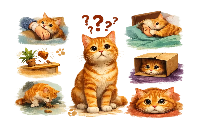 Imagene de porque un gato hace