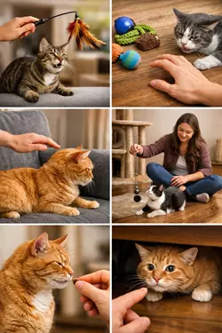 cómo evitar que mi gato me muerda entrenamiento con juguetes y refuerzo positivo 
                          comportamiento felino corrección de mordidas en gatos domésticos consejos para 
                          mejorar convivencia y reducir agresividad