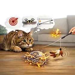 gato jugando con juegos mentales interactivos juguetes de inteligencia para gatos estimulación 
                       mental felina ejercicio y entretenimiento en casa