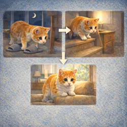 gato con atrofia progresiva de retina adaptándose en casa con pérdida de visión, cambios de comportamiento en 
                          gatos con ceguera progresiva y orientación en el hogar