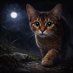 gato con problemas de visión nocturna por atrofia progresiva de retina, primeros síntomas de ceguera en gatos y 
                          dificultad para ver en la oscuridad enfermedad ocular felina