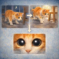 progresión de la atrofia progresiva de retina en gatos mostrando pérdida de visión nocturna y dilatación de 
                          pupilas, síntomas de ceguera gradual en gatos enfermedad ocular felina