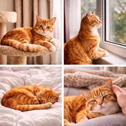 Imagen que muestra un gato en un entorno interior, destacando situaciones en las que la
                         vacuna contra la leucemia felina (FeLV) podría no ser necesaria, como en gatos que no 
                         tienen contacto con otros animales infectados o viven exclusivamente dentro de casa.